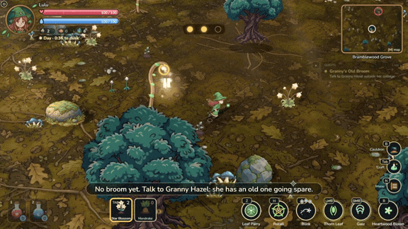 Bramblewood Grove gameplay